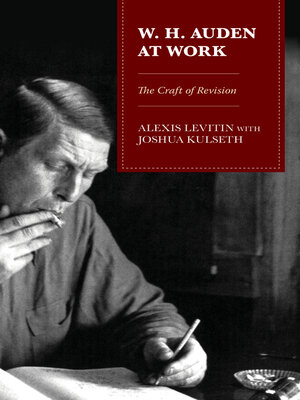 cover image of W.H. Auden at Work